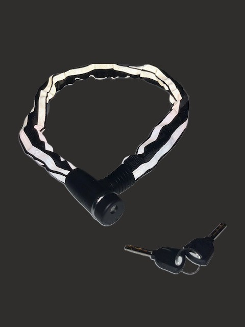 Strasser Komponenten S'Chetteschloss mit Schlüssel, reflektierend